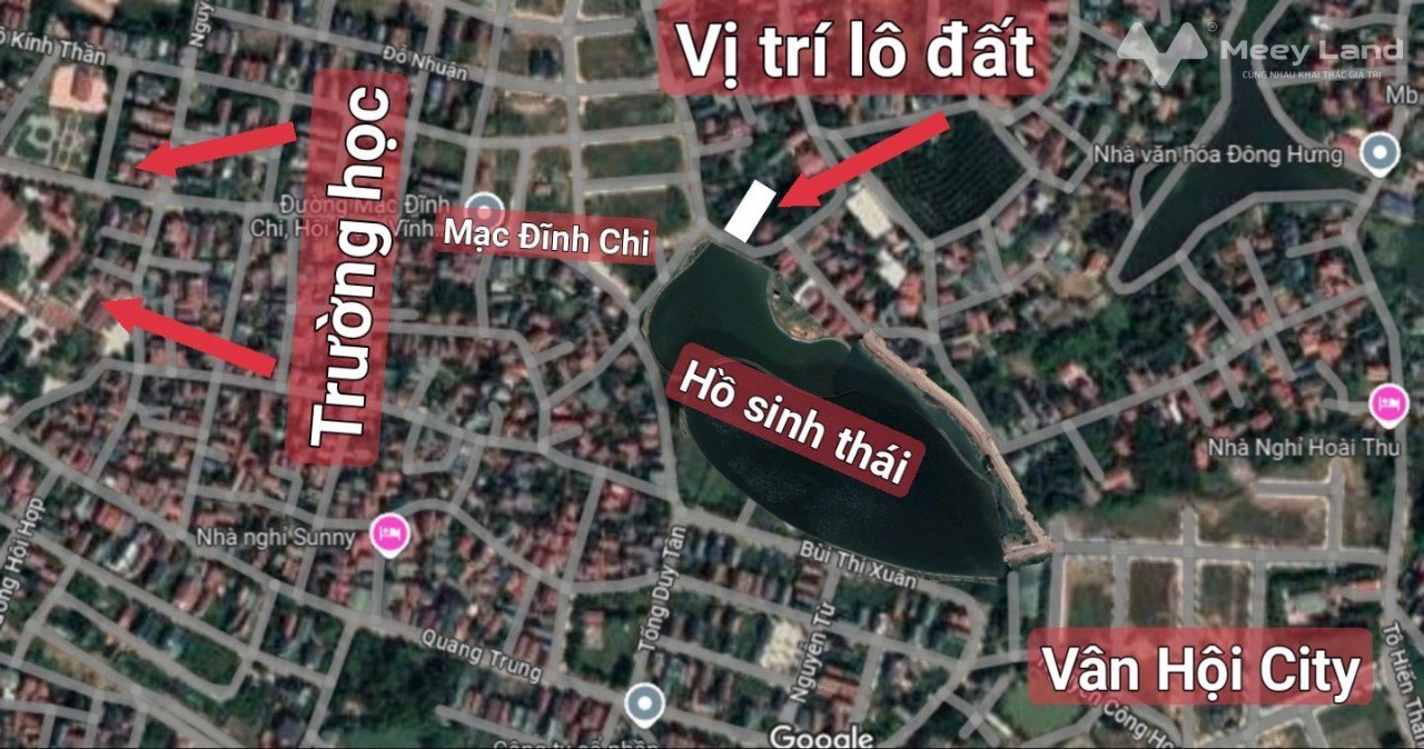 Bán đất Đông Quý, Đồng Tâm, Vĩnh Yên, view hồ, hướng tây nam-01