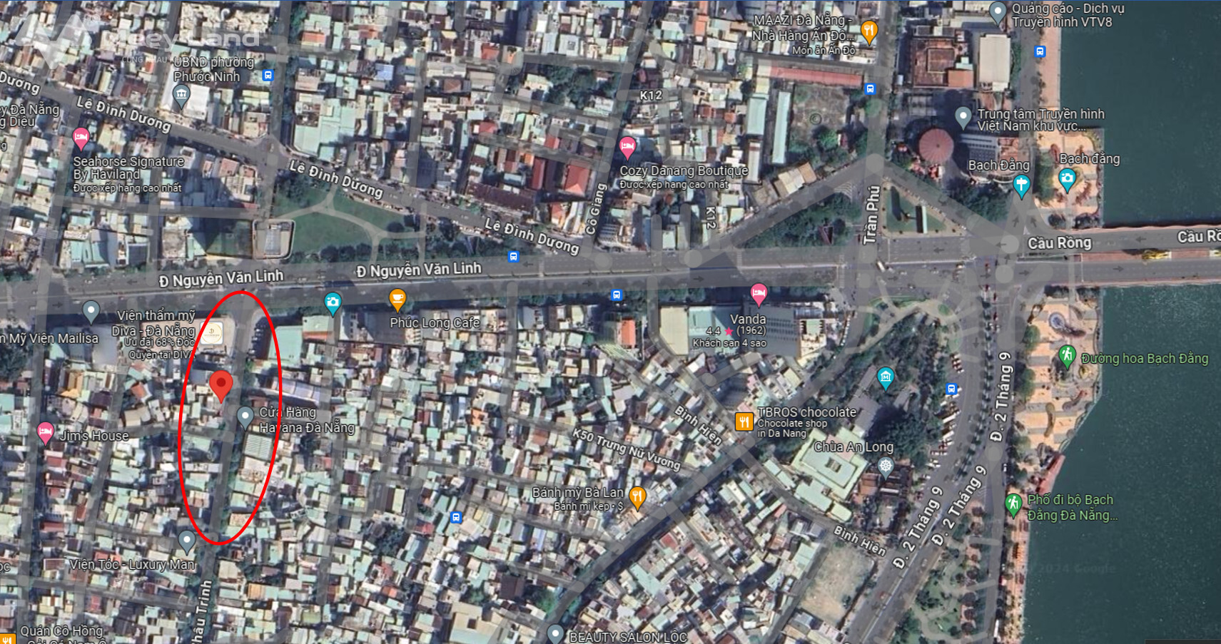 Bán nhà 3 tầng mặt tiền đường Phan Châu Trinh, sát cầu Rồng-02