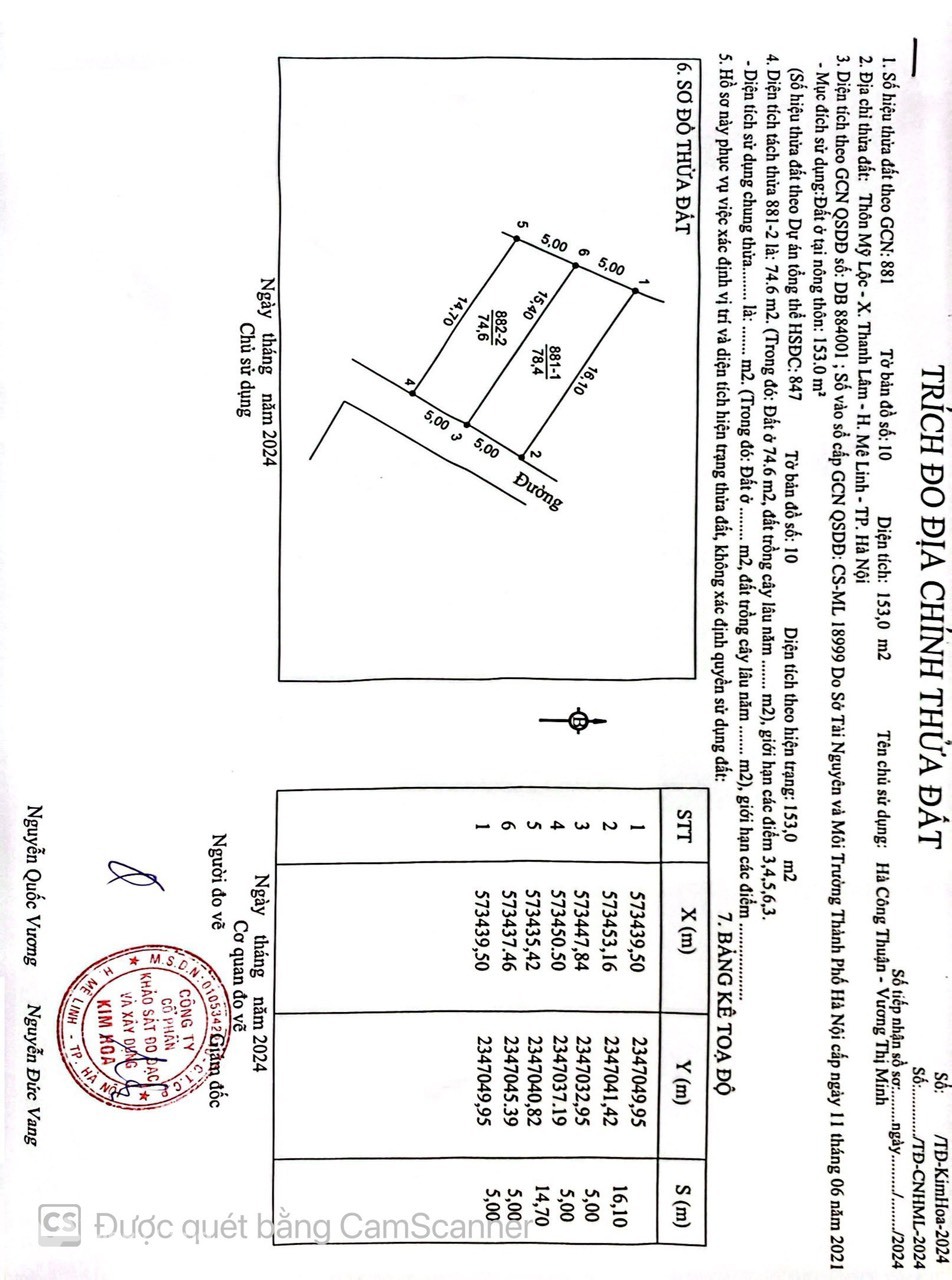 Chính chủ bán 2 lô đất tại Mỹ Lộc, Thanh Lâm, Mê Linh, diện tích 75m² và 78m², full thổ cư-03