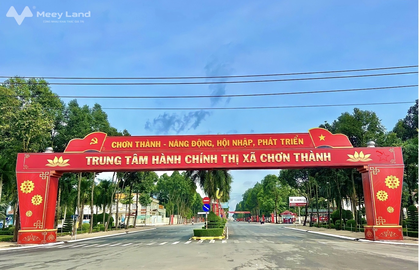 Bán lô đất ngay trung tâm thị xã Chơn Thành 500m2. Giá 420 triệu, sổ hồng riêng-03