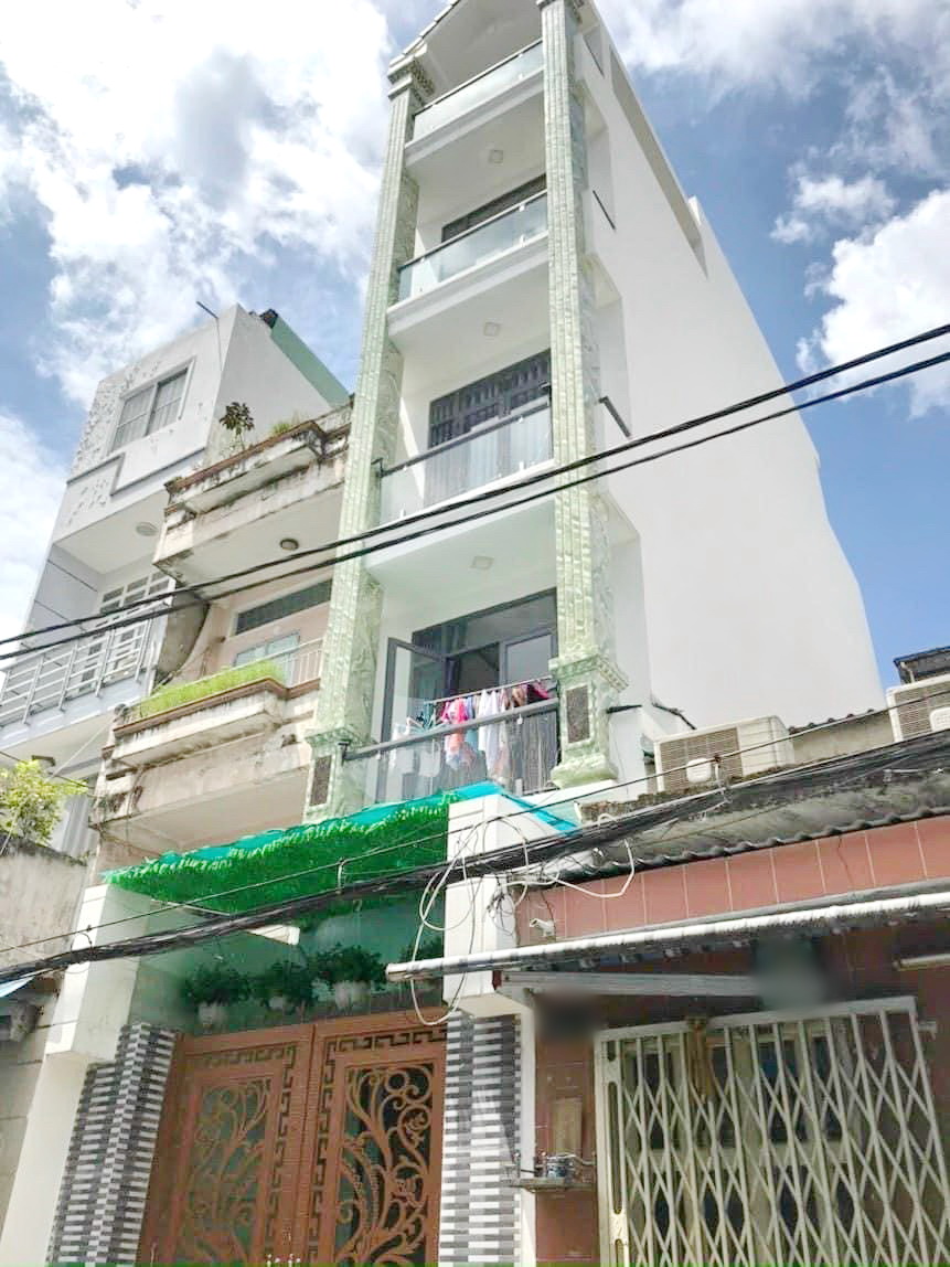 Bán nhà 4 lầu 5 phòng ngủ, mặt tiền đường nội bộ Hưng Phú, Phường 9, Quận 8-01