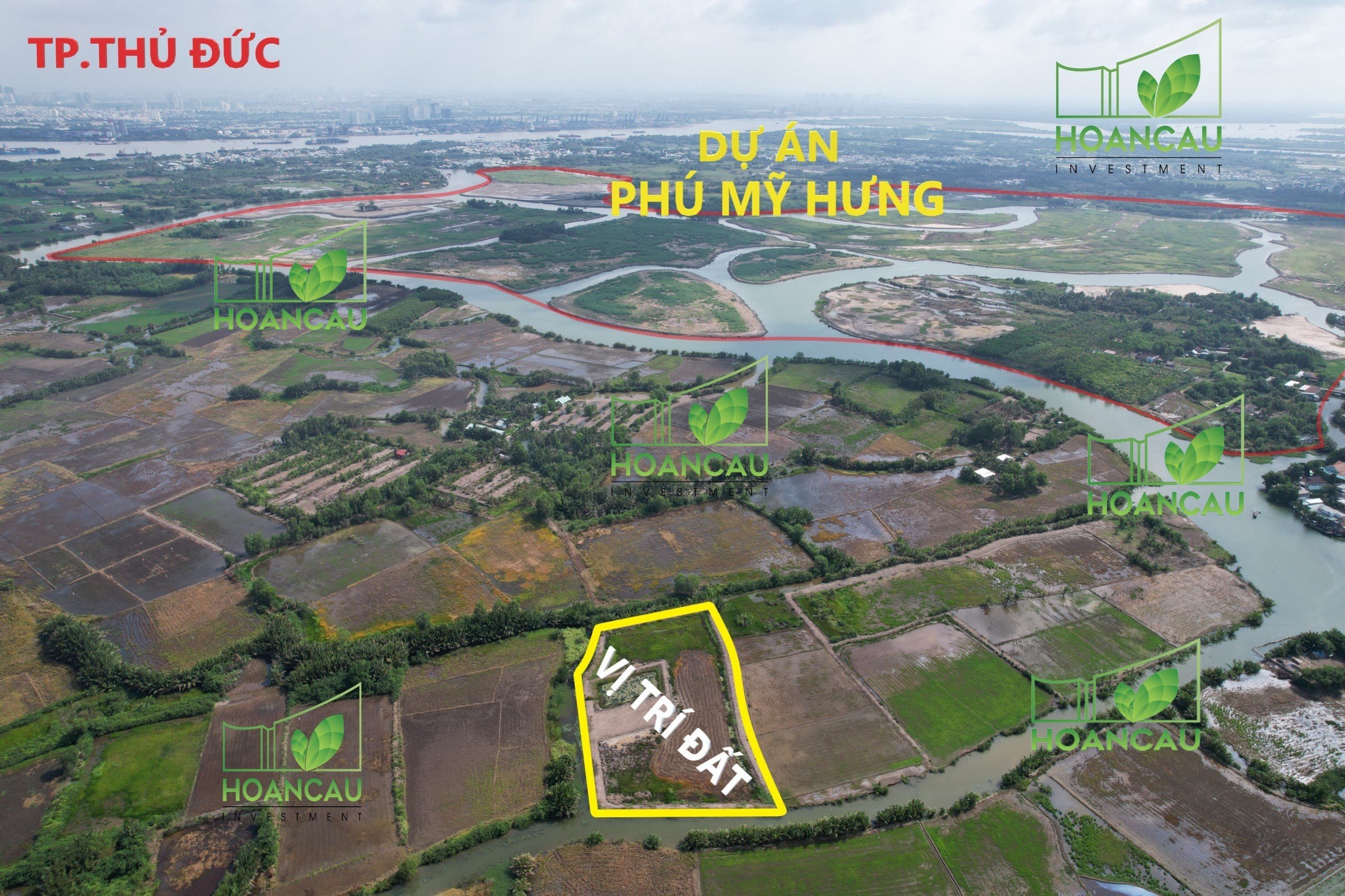 6500m2 đất sào cấn đường vào dự án Phú Mỹ Hưng tại Nhơn Trạch-01