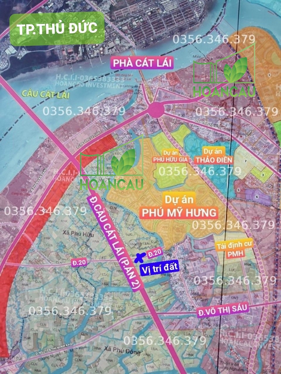 6500m2 đất sào cấn đường vào dự án Phú Mỹ Hưng tại Nhơn Trạch-03