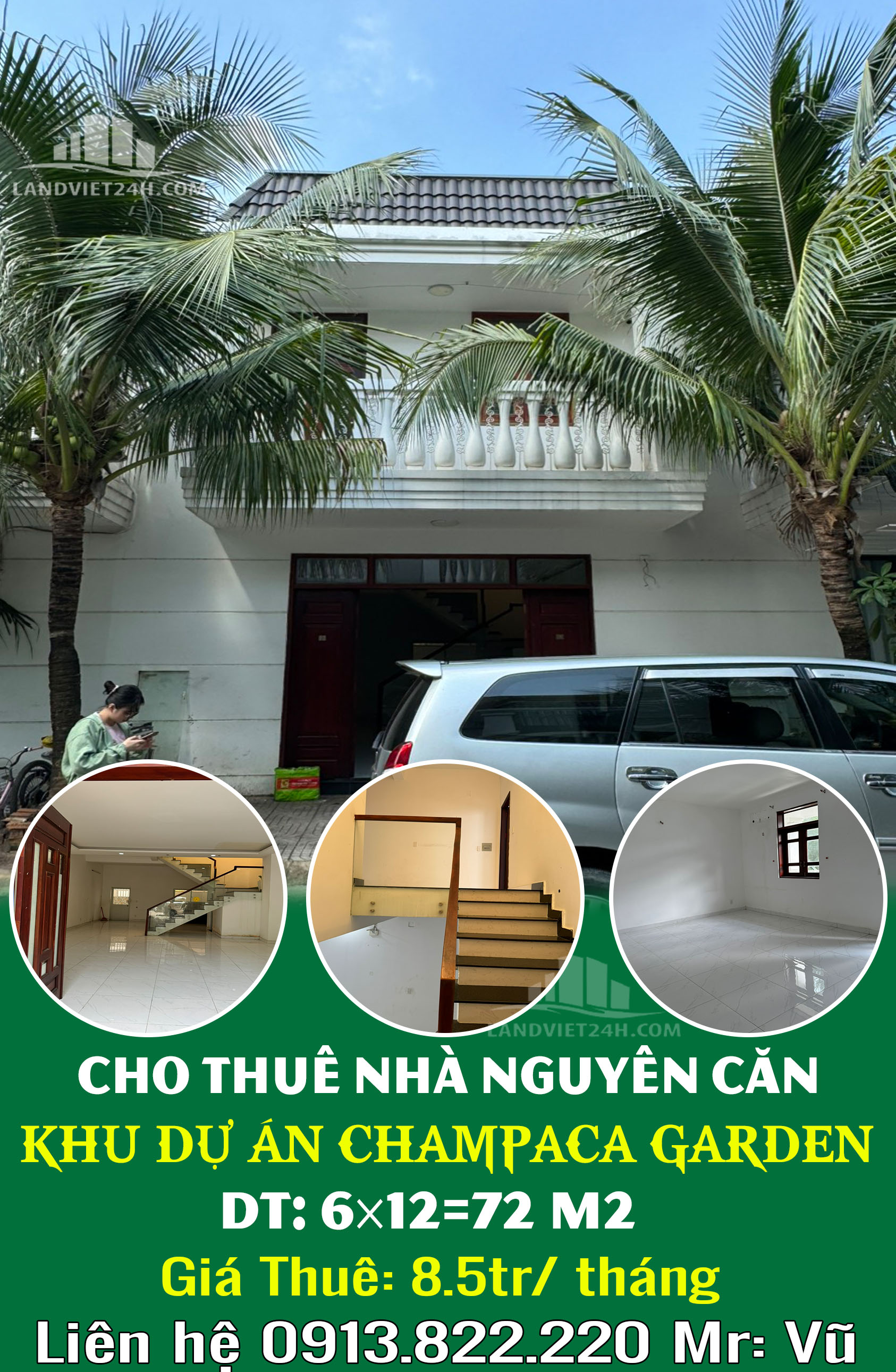 Cho thuê nhà nguyên căn khu dự án Champaca Garden-01