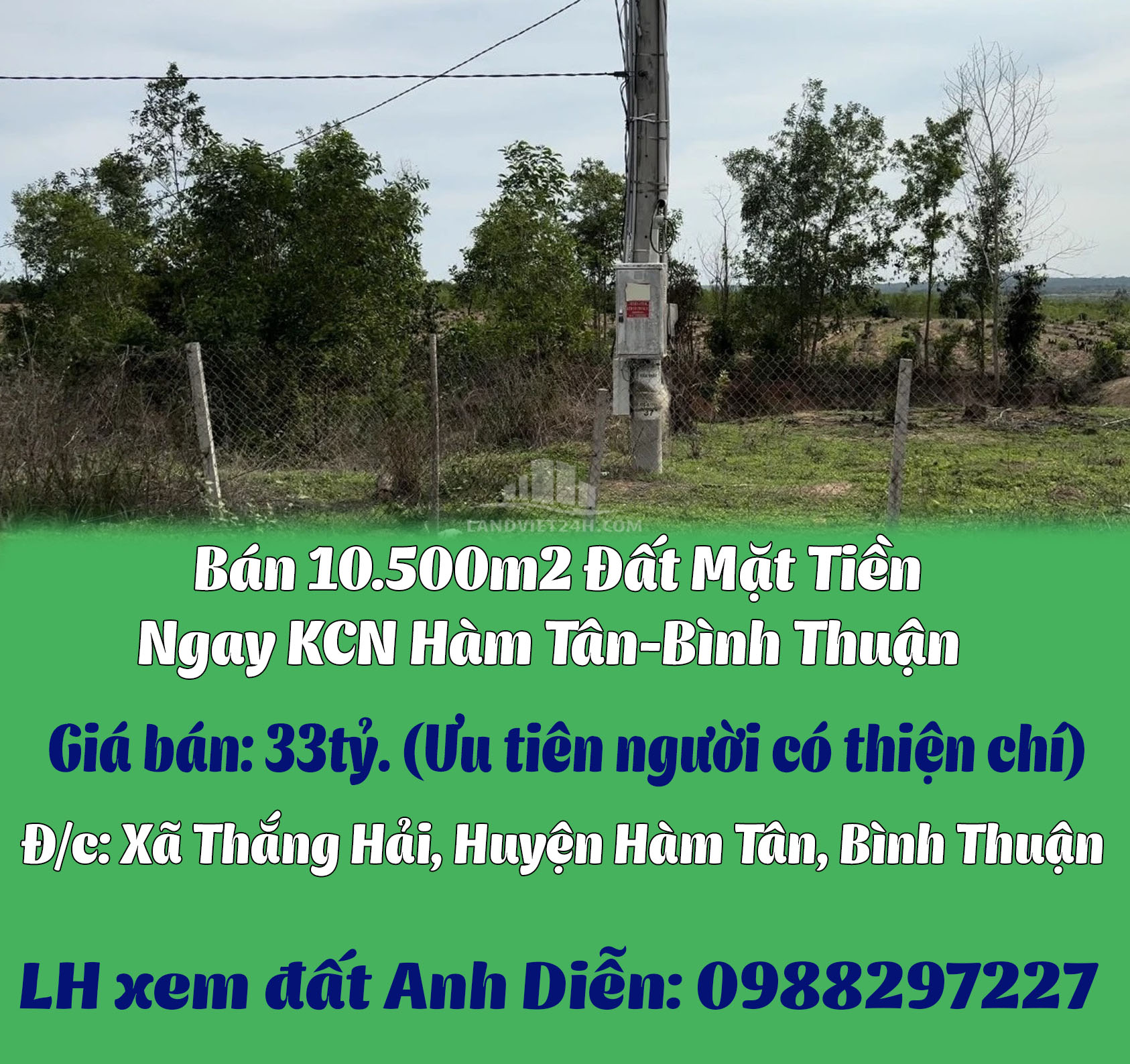 Chính chủ bán 10.500m2 đất mặt tiền ngay Hàm Tân, Bình Thuận-01
