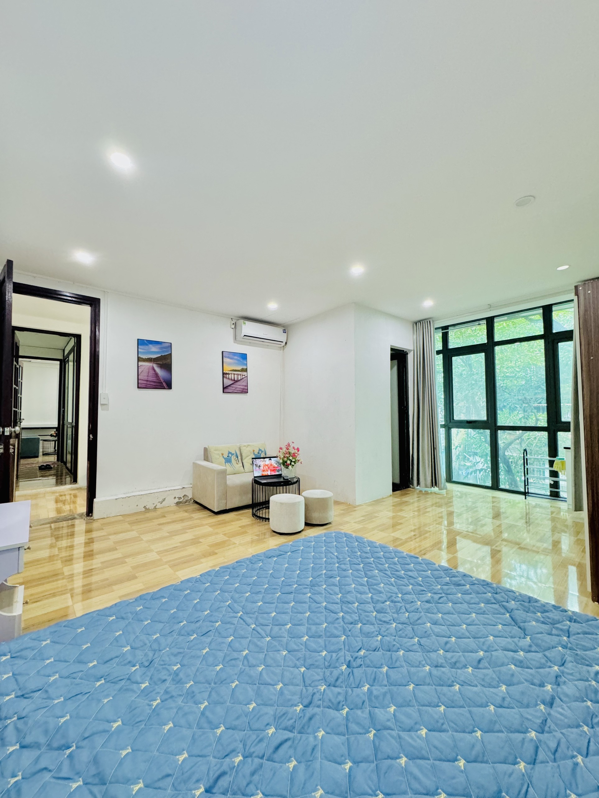 Cho thuê chung cư mini ngõ 1 Nghĩa Tân 30m2 studio cửa sổ full nội thất, thang máy giặt riêng ô tô-02