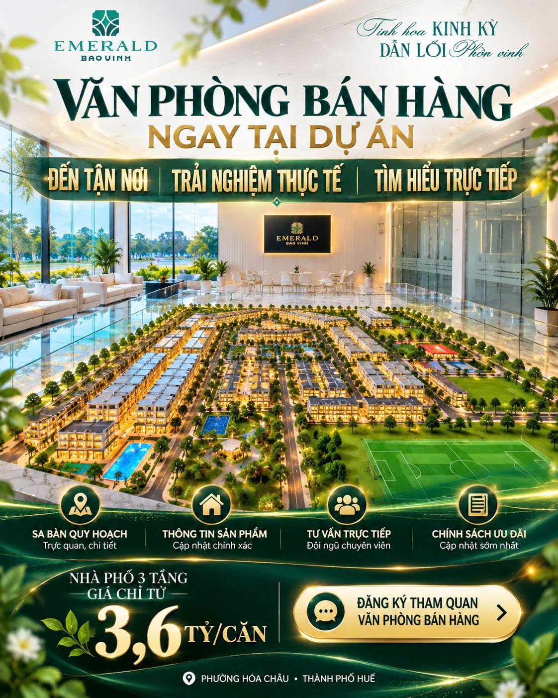 Bán nhà riêng, 3 PN, 117 m², Hương Vinh