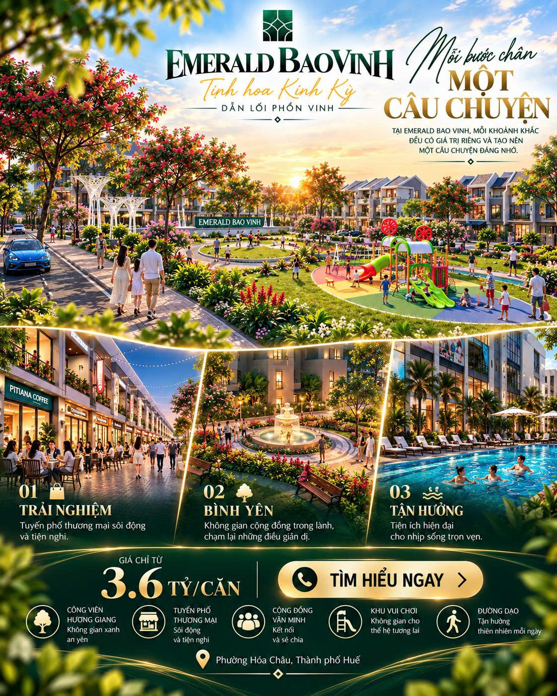 Bán nhà riêng, 3 PN, 104 m², Hương Vinh